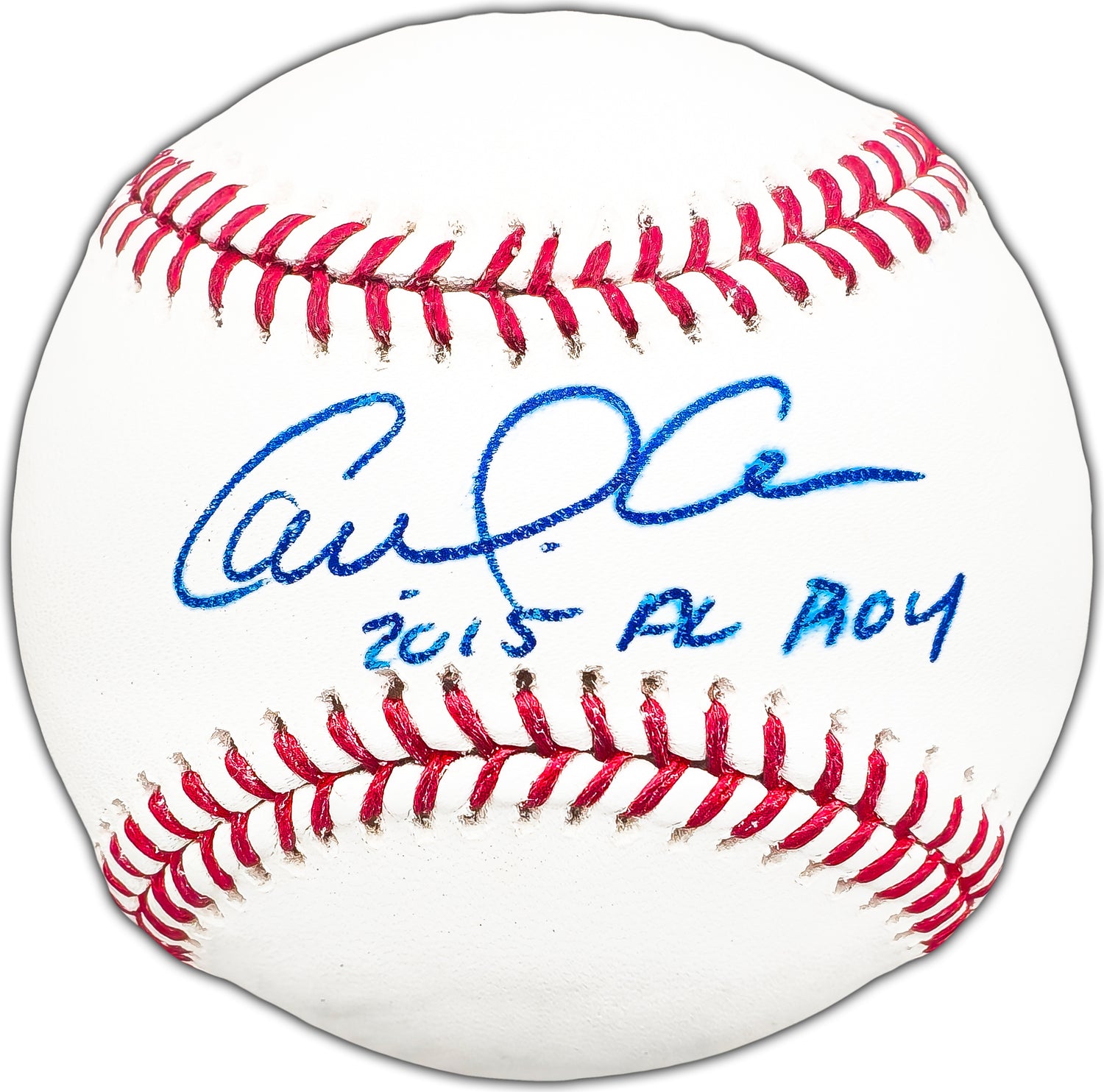 Carlos Correa Autographed Official MLB Baseball Houston Astros "2015 AL ROY" MLB Holo #JB663500