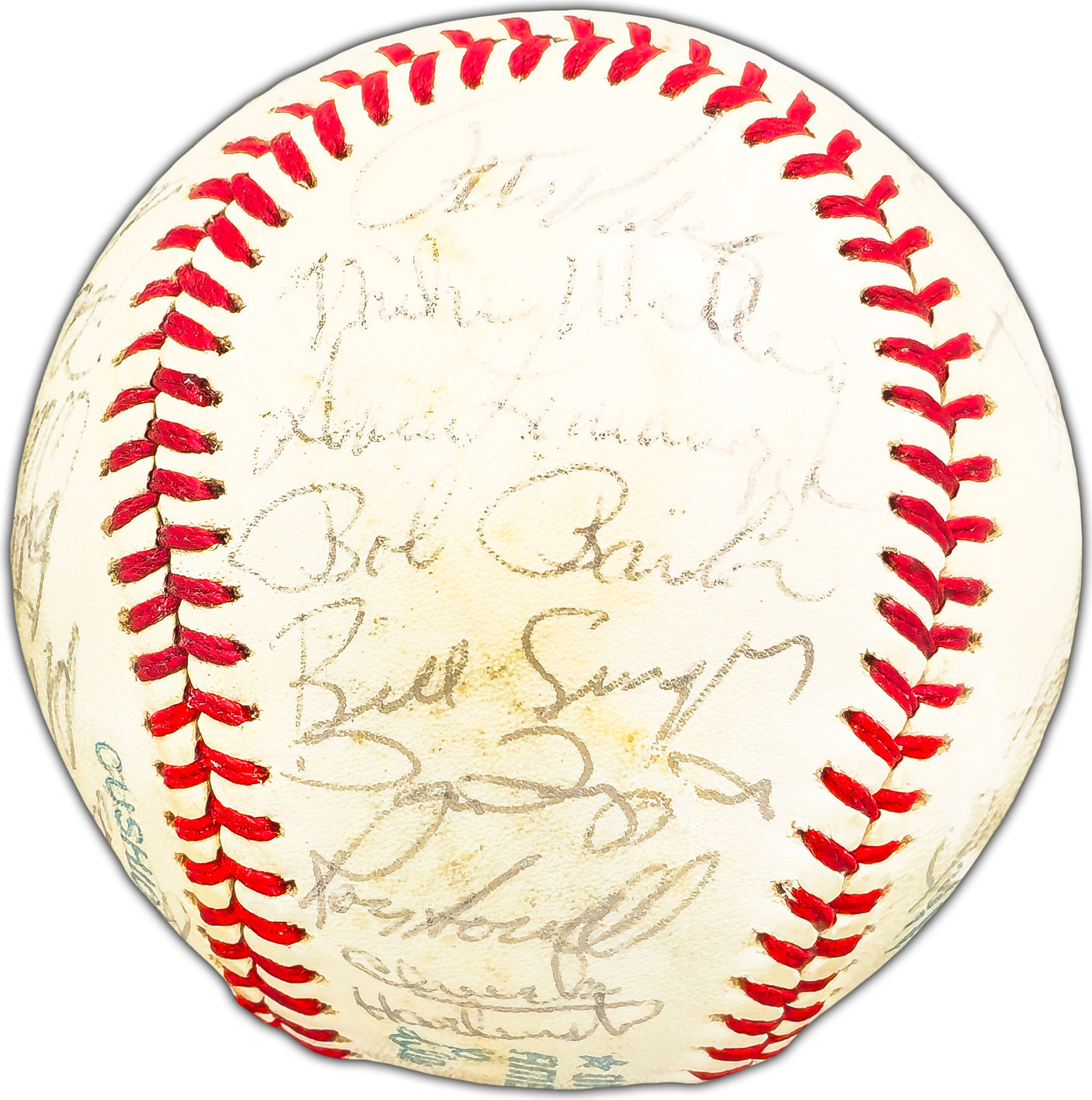 1977 Toronto Blue Jays Team Signed Autographed Official MacPhail AL Baseball Inaugural Year With 29 Signatures Including Bobby Doerr JSA #YY12847