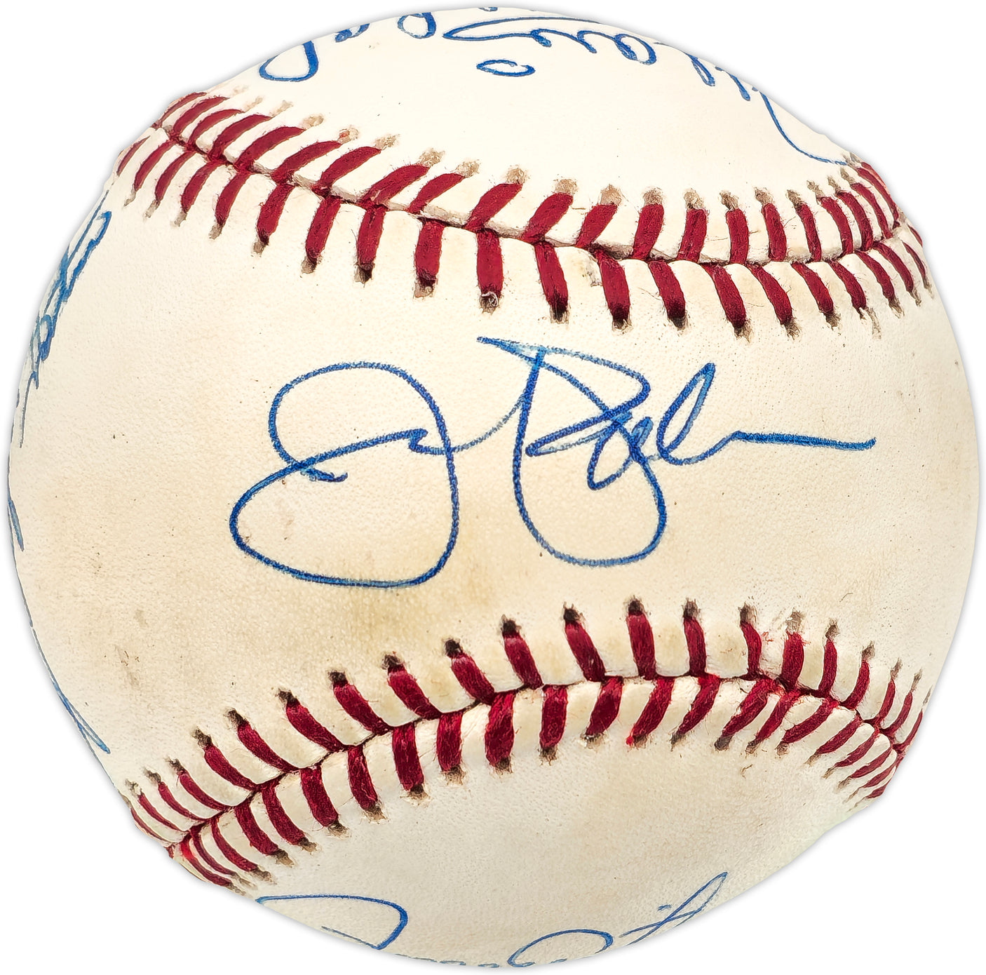 MLB Pitching Greats Autographed Official AL Baseball With 5 Signatures Including Jim Pamer & Rollie Fingers Beckett BAS #AD43479