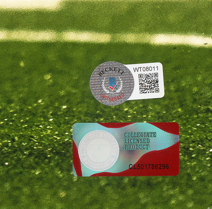 Chris Olave Autographed 16x20 Photo Ohio State Buckeyes Beckett BAS Witness Stock #222852