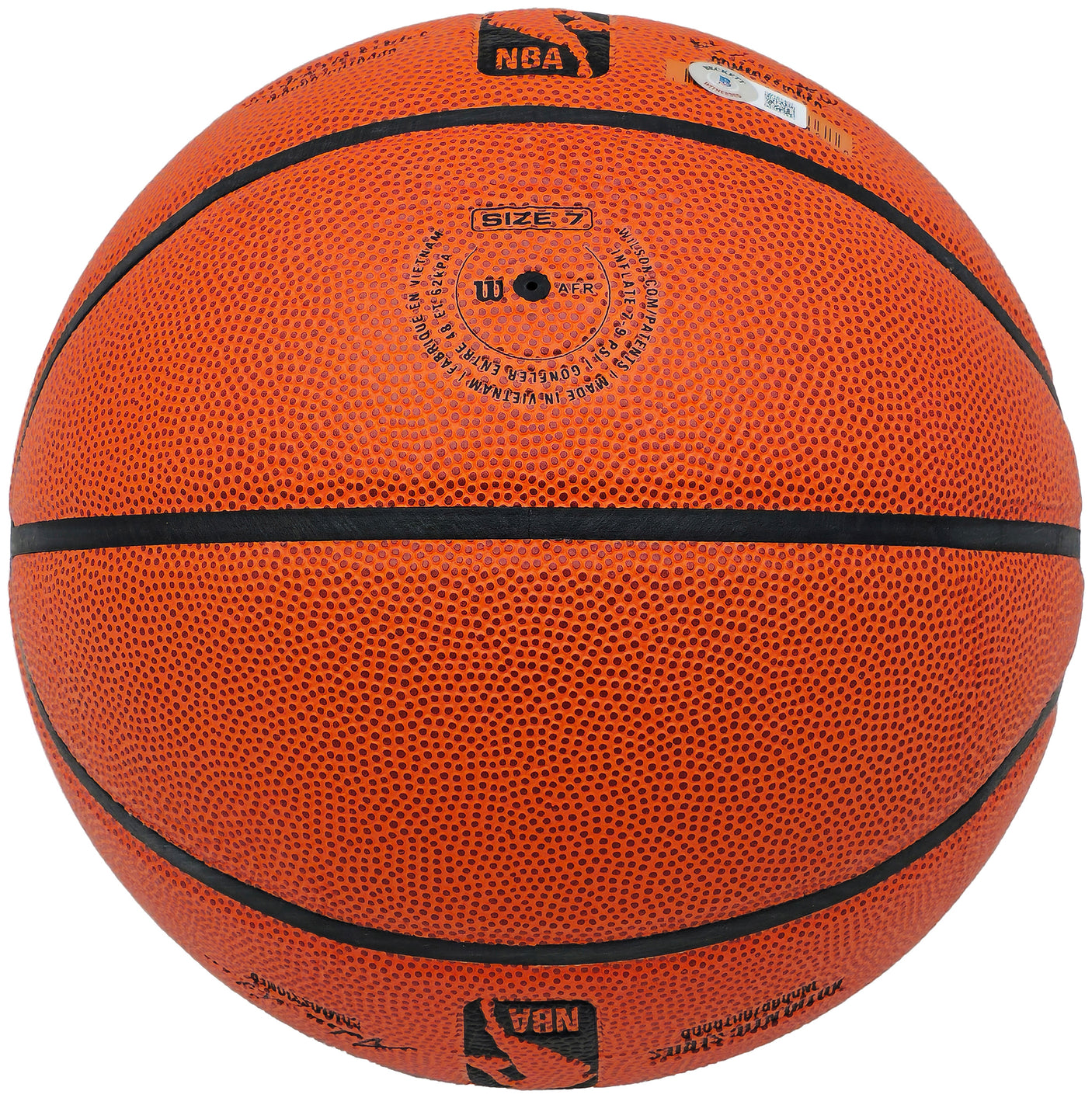 Tony Parker Autographed Authentic Indoor/Outdoor IO Basketball San Antonio Spurs Beckett BAS Witness Stock #222838