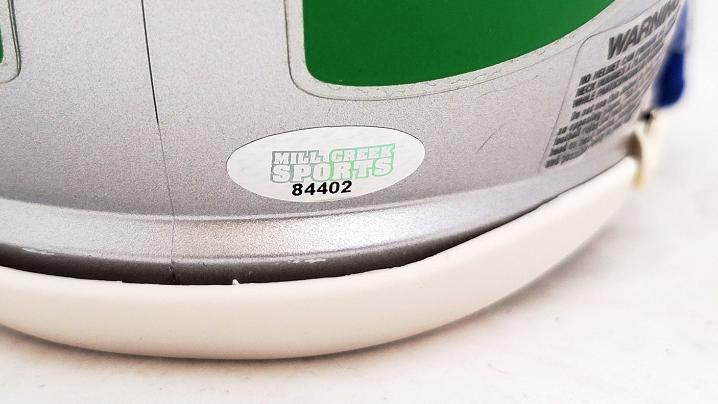 Jim Zorn Autographed Seattle Seahawks Silver Throwback (1983-2001) Speed Mini Helmet MCS Holo Stock #211076