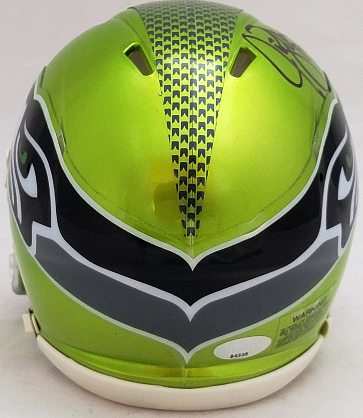 Jim Zorn Autographed Seattle Seahawks Flash Green Speed Mini Helmet MCS Holo Stock #211074