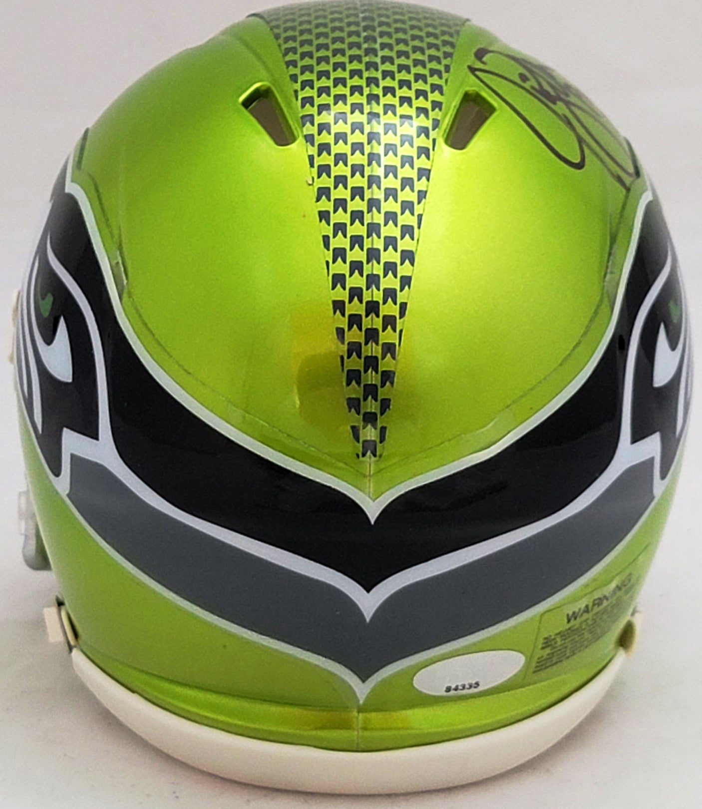 Jim Zorn Autographed Seattle Seahawks Flash Green Speed Mini Helmet MCS Holo Stock #211074