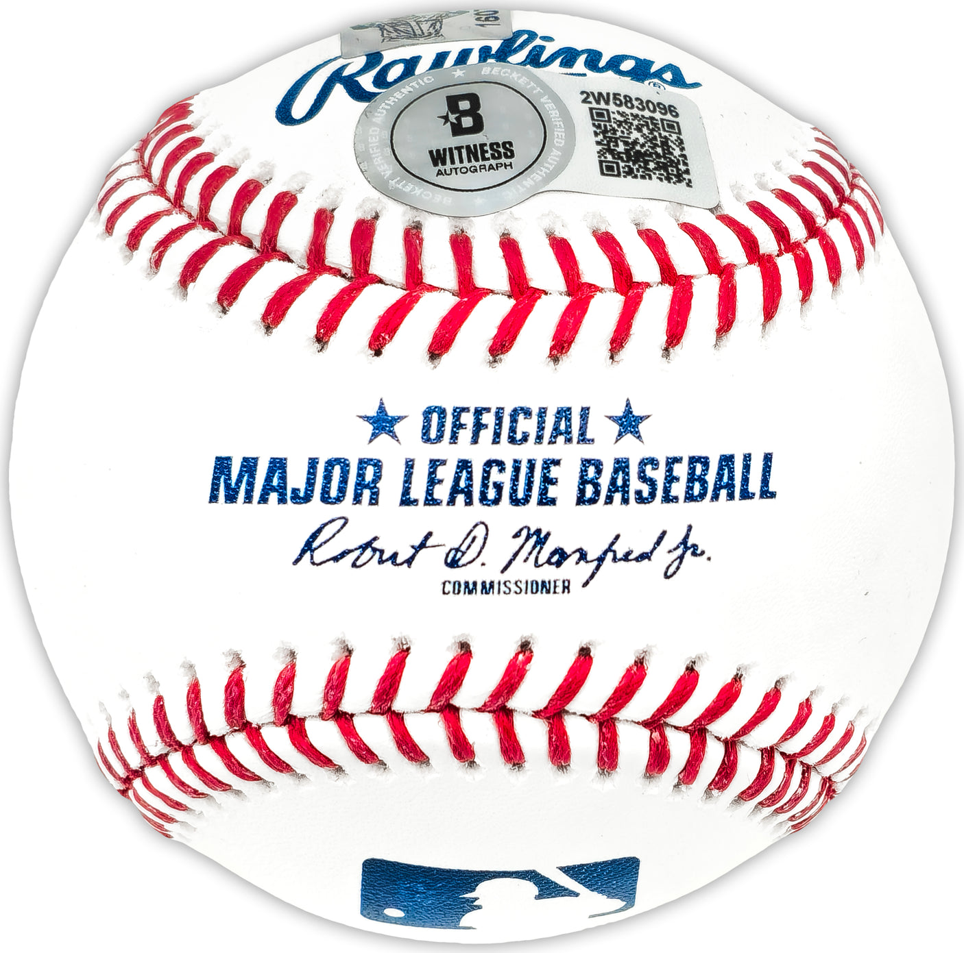 David Ortiz Autographed Official MLB Baseball Boston Red Sox "Big Papi" Beckett BAS Witness Stock #236698