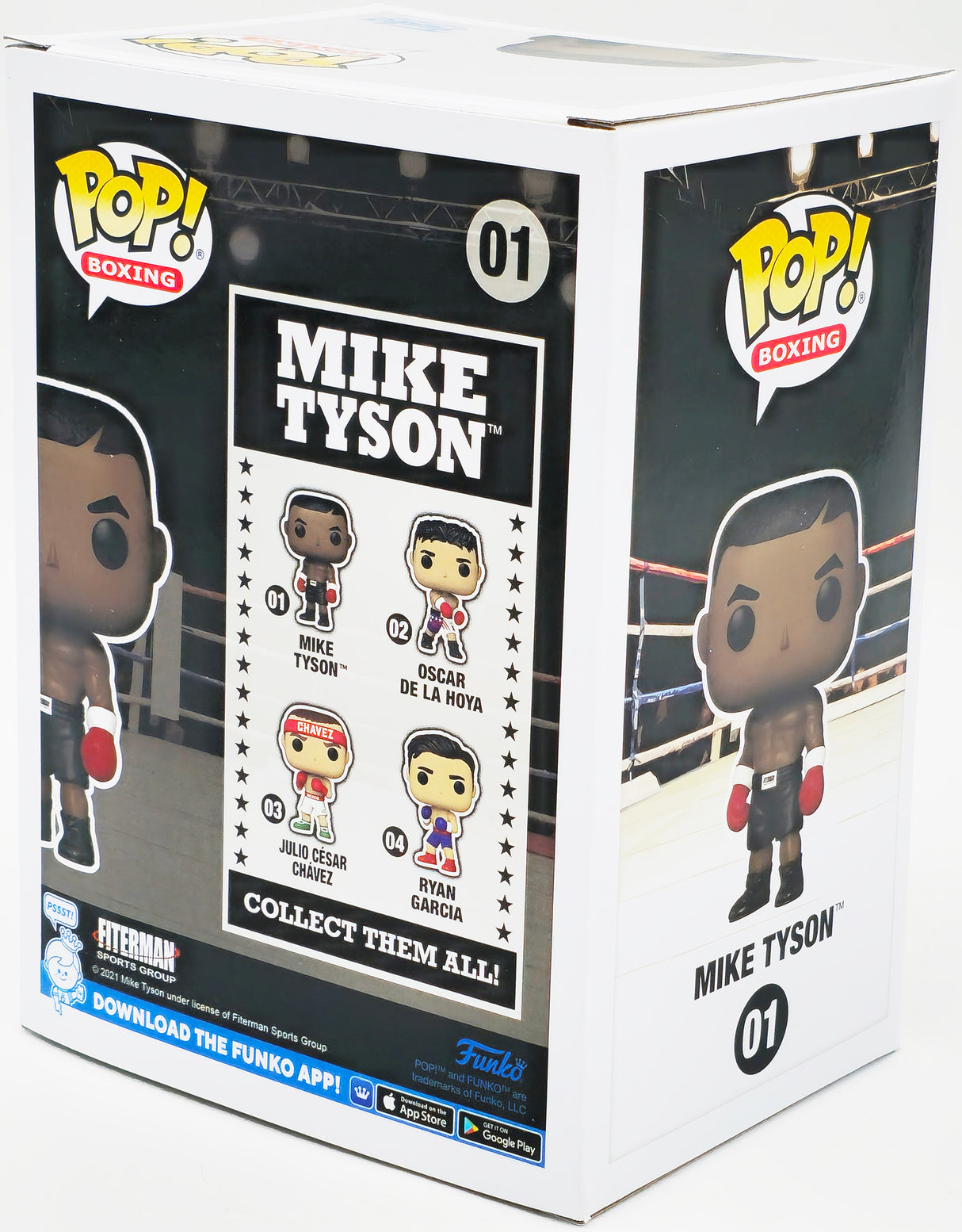 Mike Tyson Autographed Funko Pop Vinyl Figurine #01 Beckett BAS Witness Stock #237082