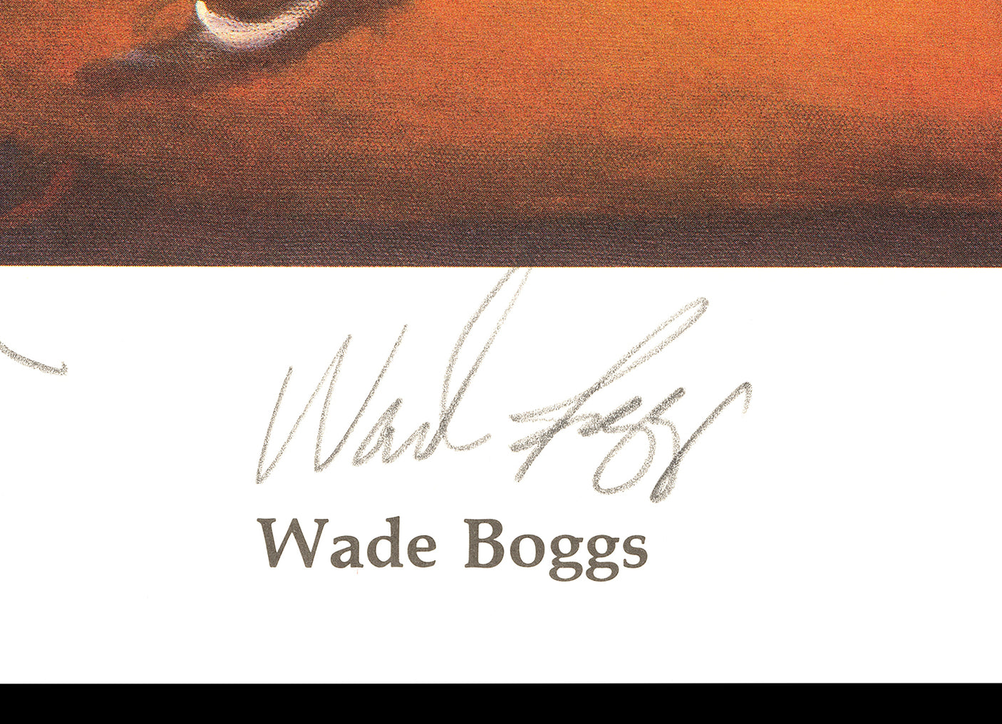 Tony Gwynn & Wade Boggs Autographed 19x24 Lithograph Photo Boston Red Sox & San Diego Padres #/2500 Beckett BAS Stock #237004