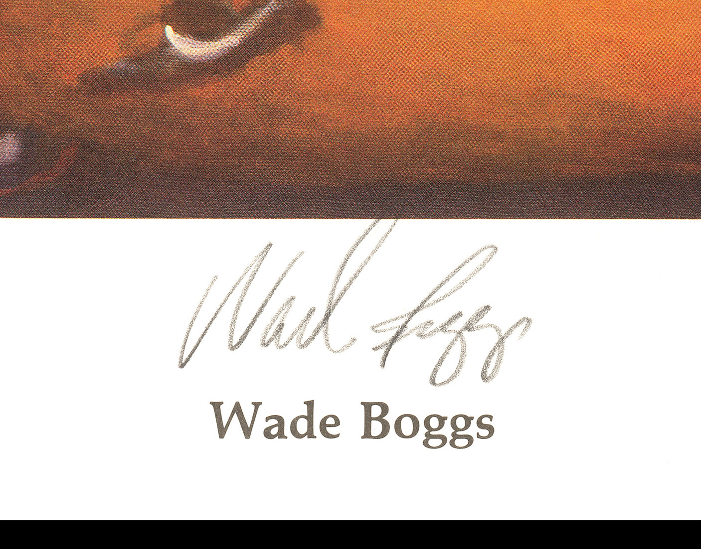 Tony Gwynn & Wade Boggs Autographed 19x24 Lithograph Photo Boston Red Sox & San Diego Padres #/2500 Stock #237005