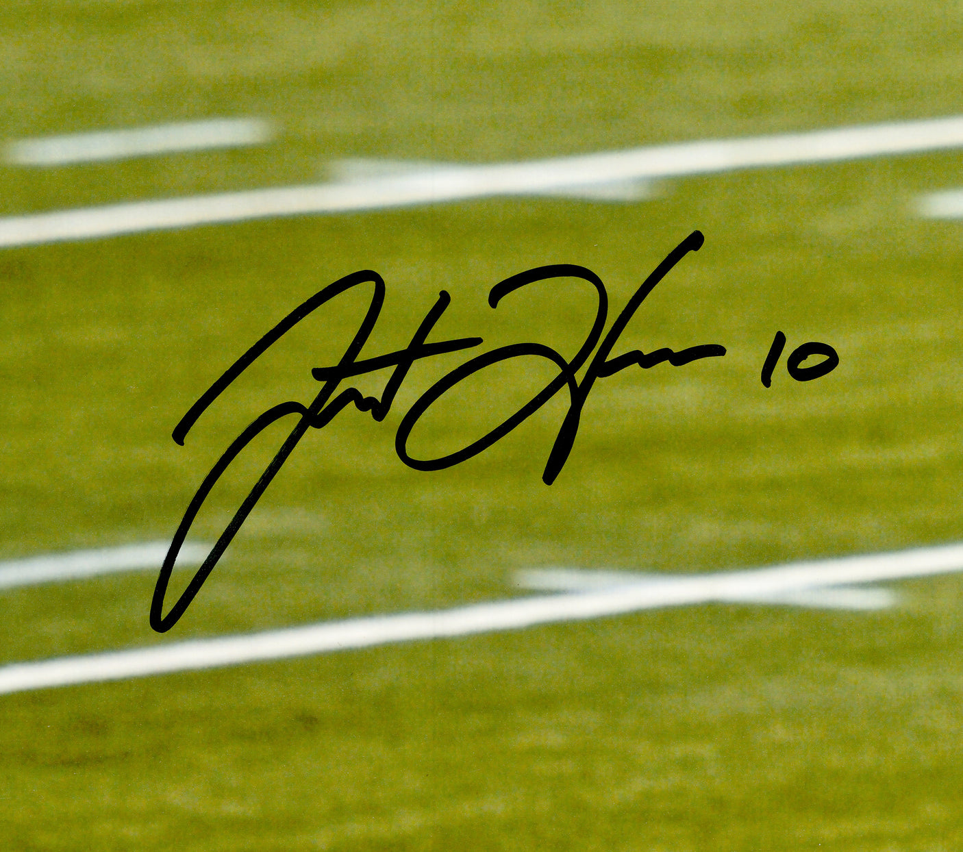 Justin Herbert Autographed 16x20 Photo Los Angeles Chargers Fanatics Holo Stock #237006