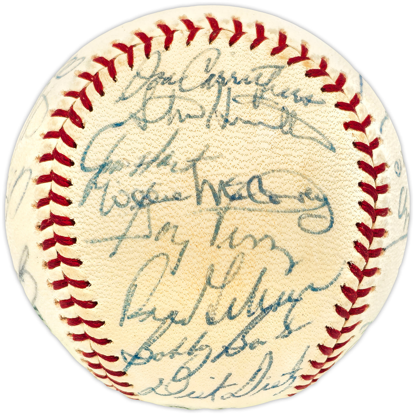 1971 San Francisco Giants Team Autographed Official Feeney NL Baseball With 27 Signatures Including Willie McCovey Beckett BAS #AE08350