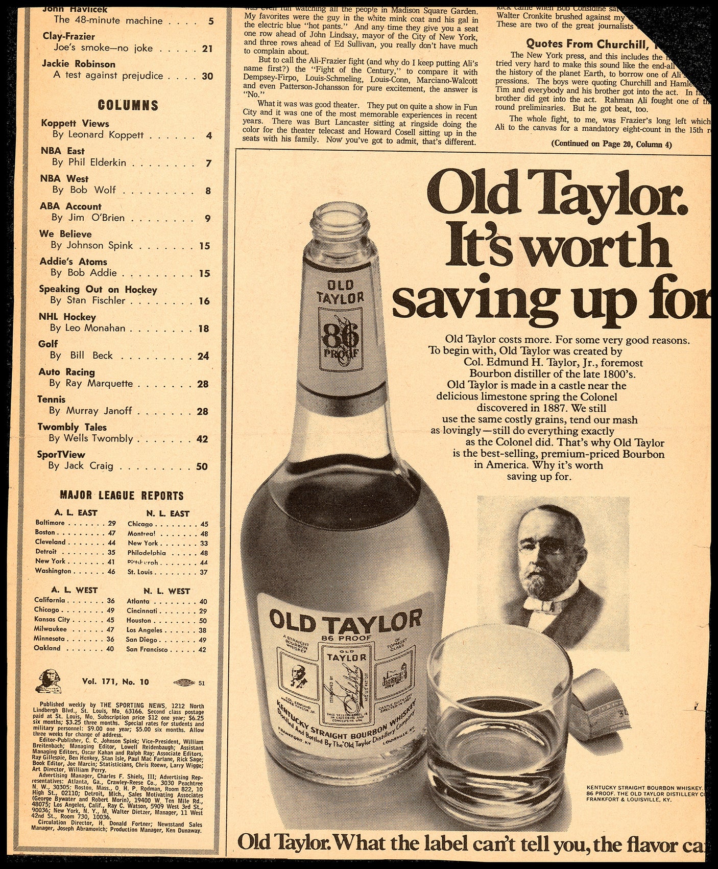 John Havlicek Autographed Sporting News Cover Boston Celtics Beckett BAS QR #BP55188