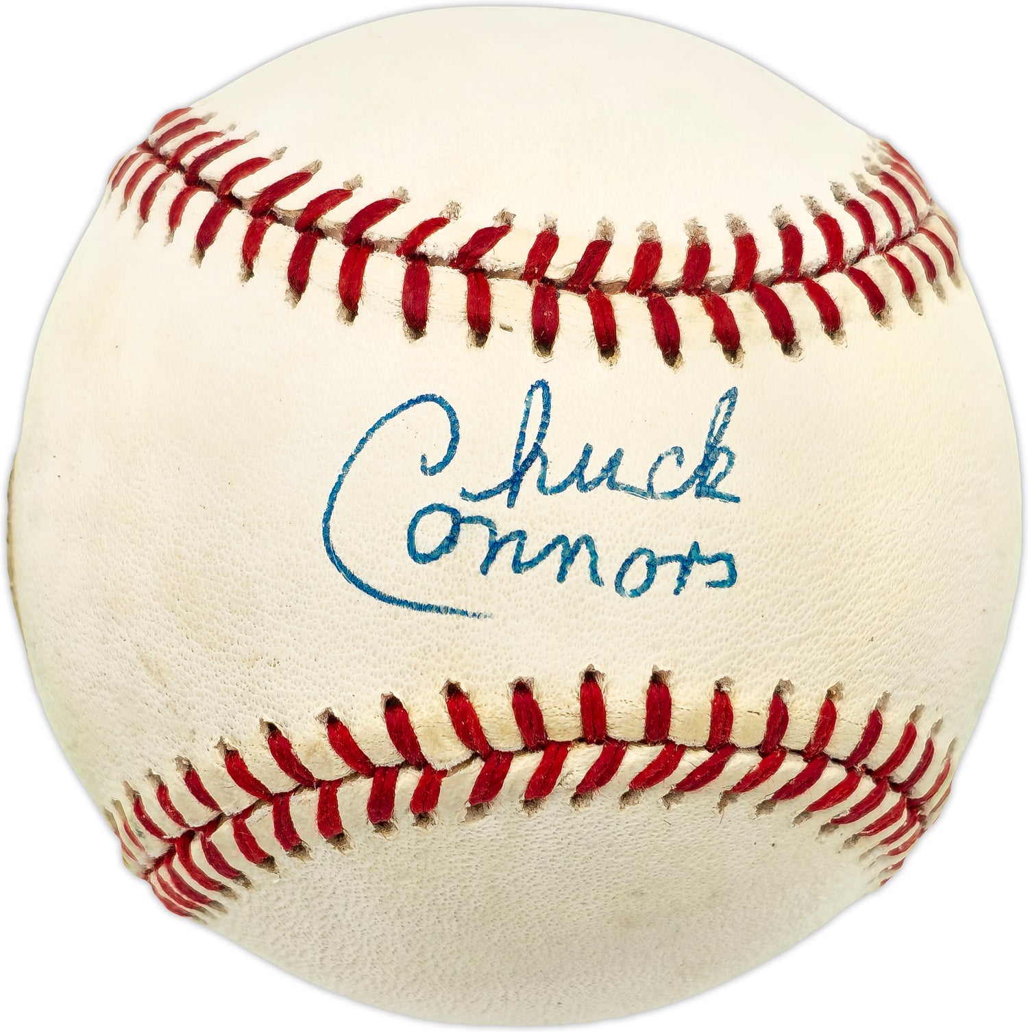 Chuck Connors Autographed Official NL Baseball Brooklyn Dodgers "The Rifleman" PSA/DNA #C02299