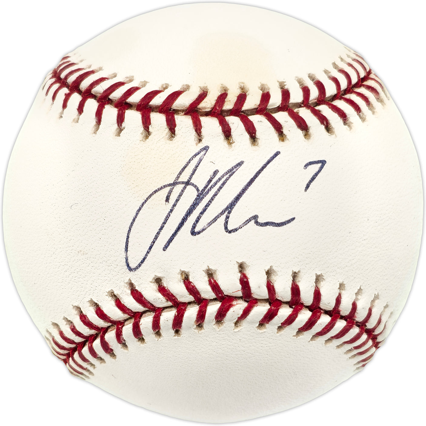Joe Mauer Autographed Official MLB Baseball Minnesota Twins Beckett BAS QR #BN89812