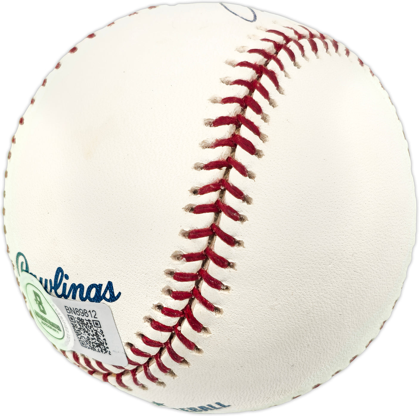 Joe Mauer Autographed Official MLB Baseball Minnesota Twins Beckett BAS QR #BN89812