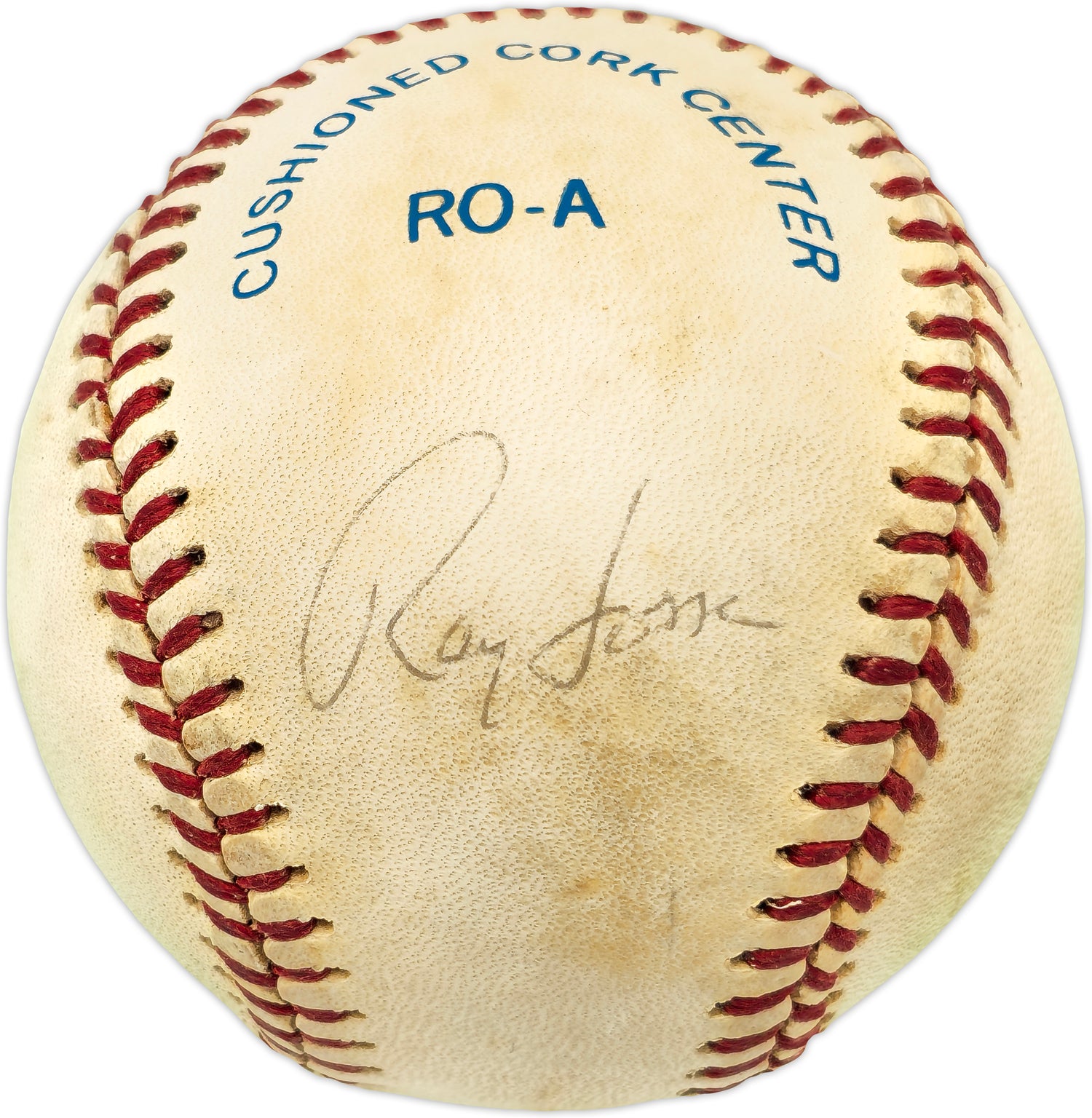 Ray Fosse Autographed Official AL Baseball Oakland A's Beckett BAS QR #BN14880