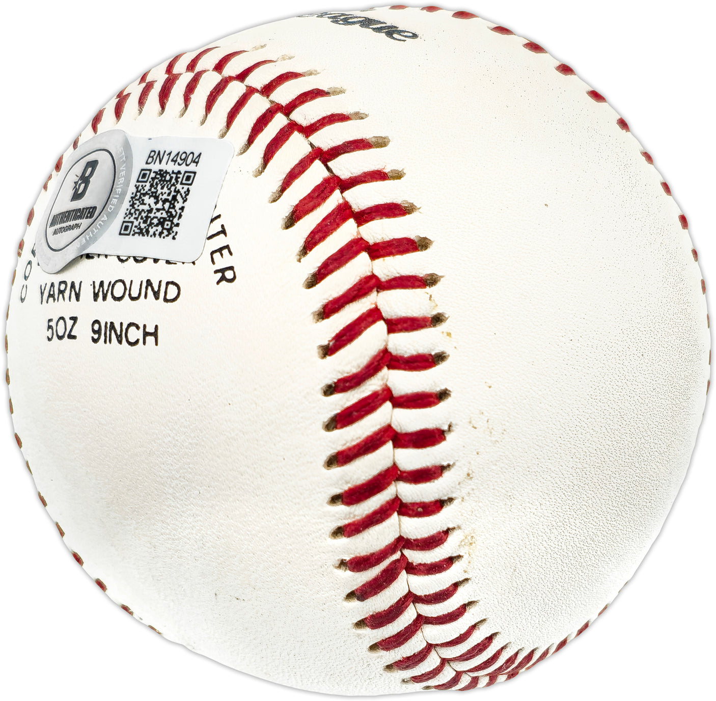 Mark "The Bird" Fidrych Autographed Official League Baseball Detroit Tigers Beckett BAS QR #BN14904