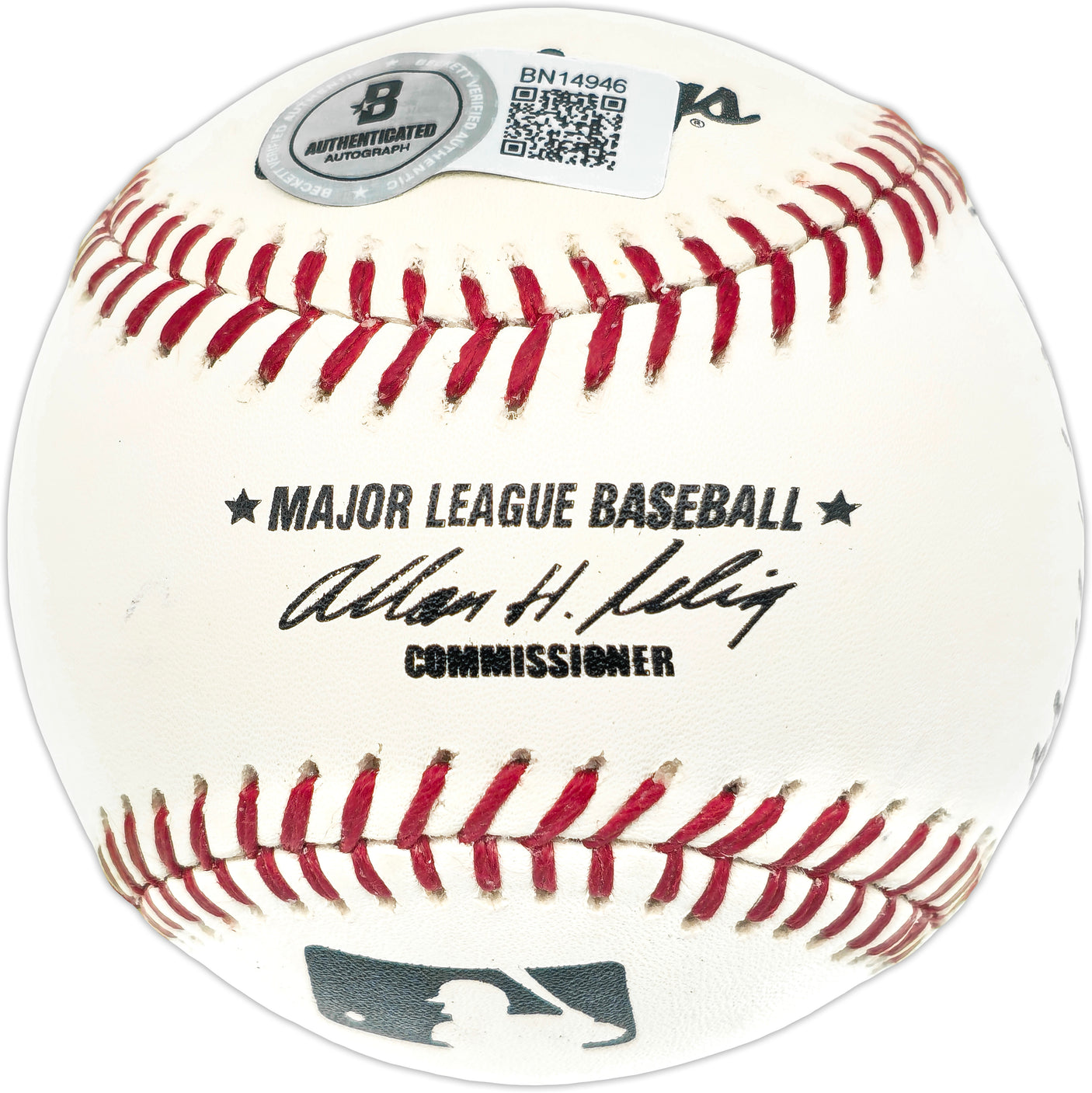 Oscar Gamble Autographed Official MLB Baseball New York Yankees Big "O" Proud to be a Yankee 1976-1979-1984 Beckett BAS QR #BN14946