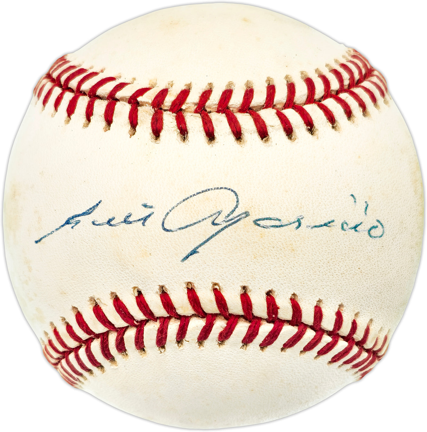 Luis Aparicio Autographed Official AL Baseball Chicago White Sox Beckett BAS QR #BN15006
