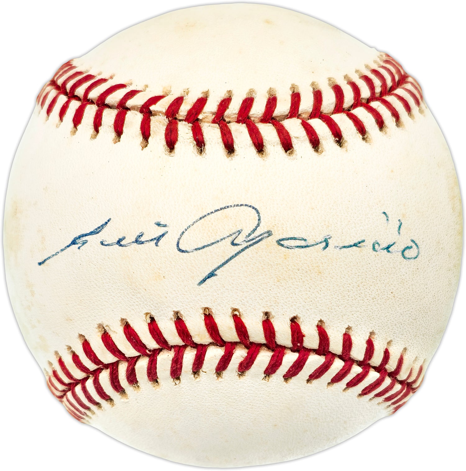 Luis Aparicio Autographed Official AL Baseball Chicago White Sox Beckett BAS QR #BN15006
