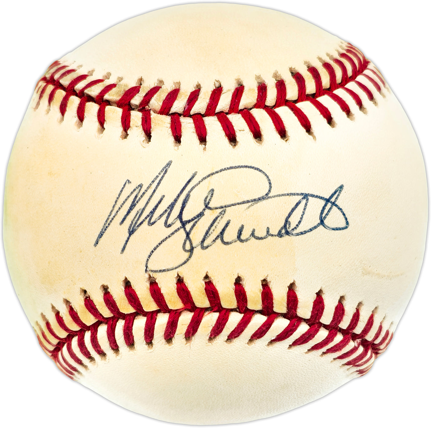 Mike Schmidt Autographed Official NL Baseball Philadelphia Phillies Beckett BAS QR #BN15009