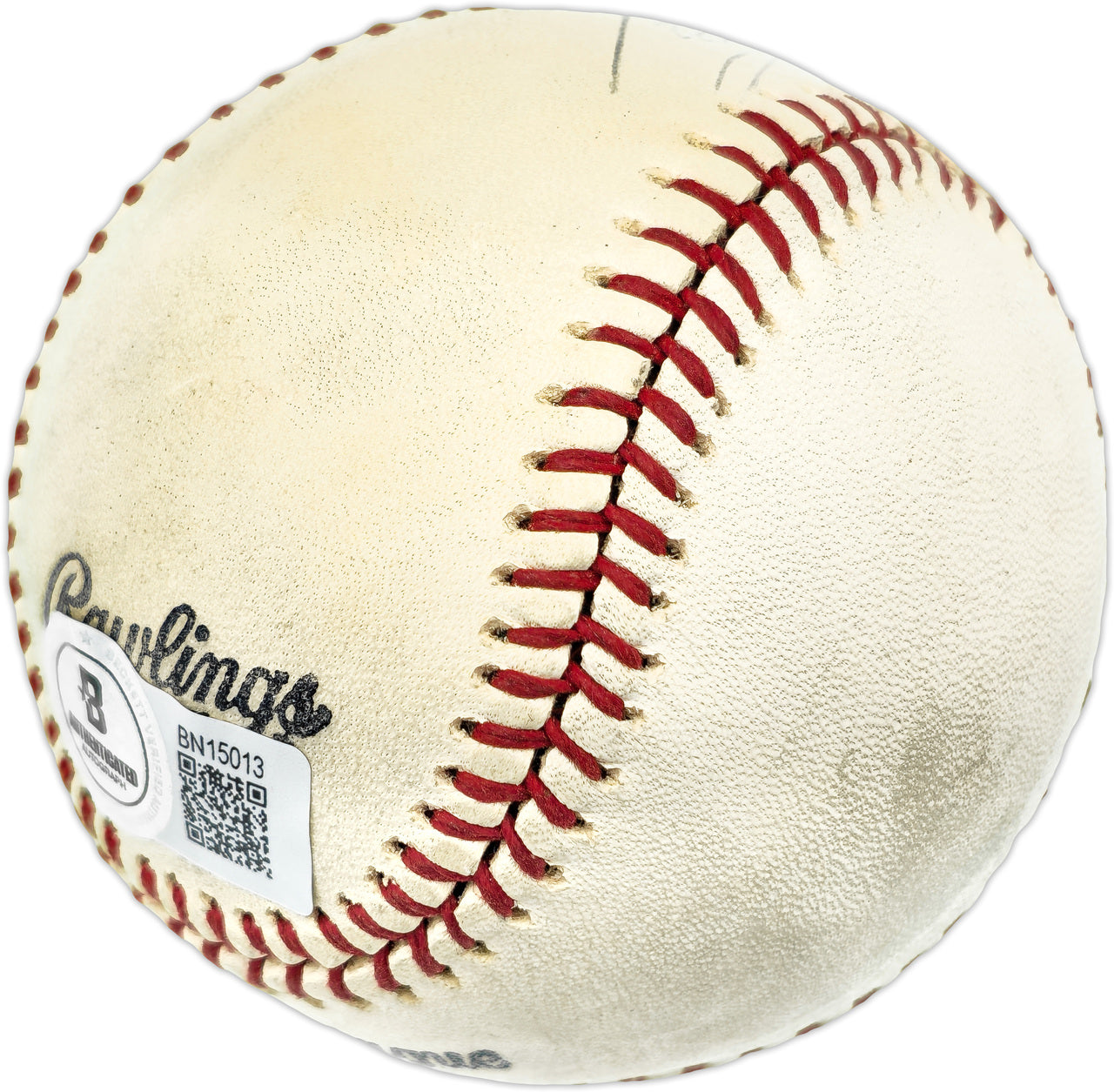 Rusty Staub Autographed Official League Baseball Mets, Expos Beckett BAS QR #BN15013