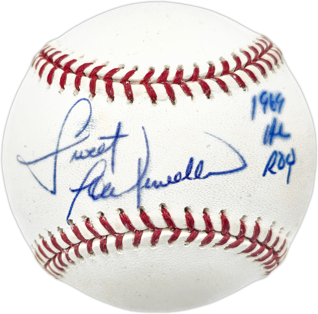 Lou Piniella Autographed Official MLB Baseball Seattle Pilots "Sweet & 1969 AL ROY" PSA/DNA #X21698