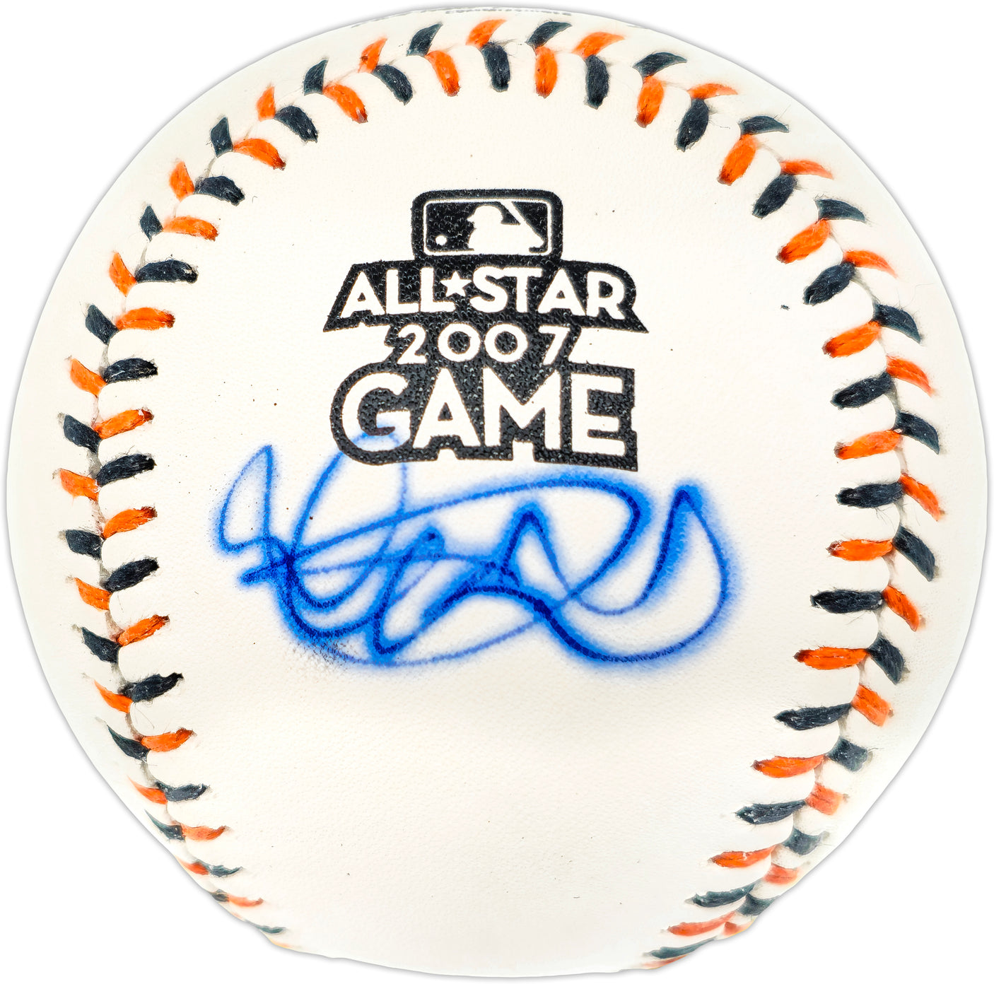 Ichiro Suzuki Autographed Official 2007 All Star Game Logo Baseball Seattle Mariners IS Holo SKU #237504