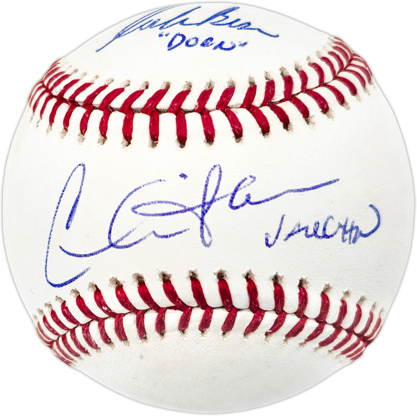 Charlie Sheen, Corbin Bernsen & Tom Berenger Autographed Official MLB Baseball Major League Baseball Movie Beckett BAS Witness #WQ60825