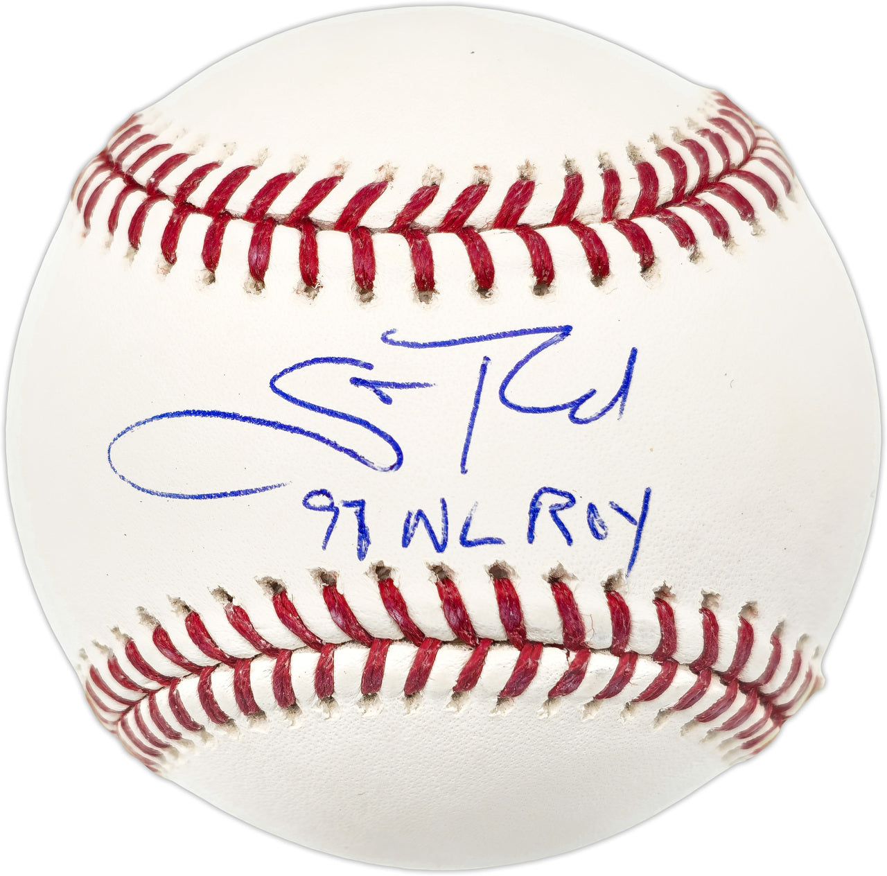 Scott Rolen Autographed Official MLB Baseball St. Louis Cardinals "97 NL ROY" Beckett BAS Witness #W397944