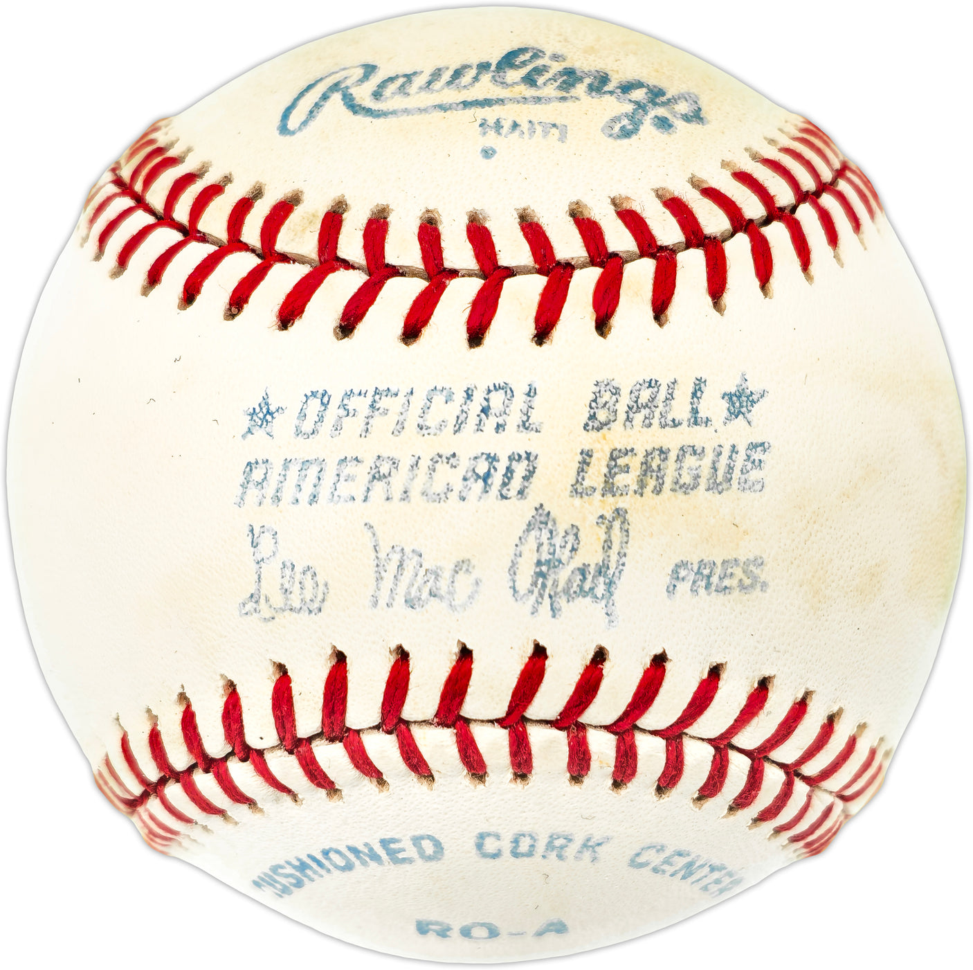 Unsigned MacPhail AL Baseball SKU #238376