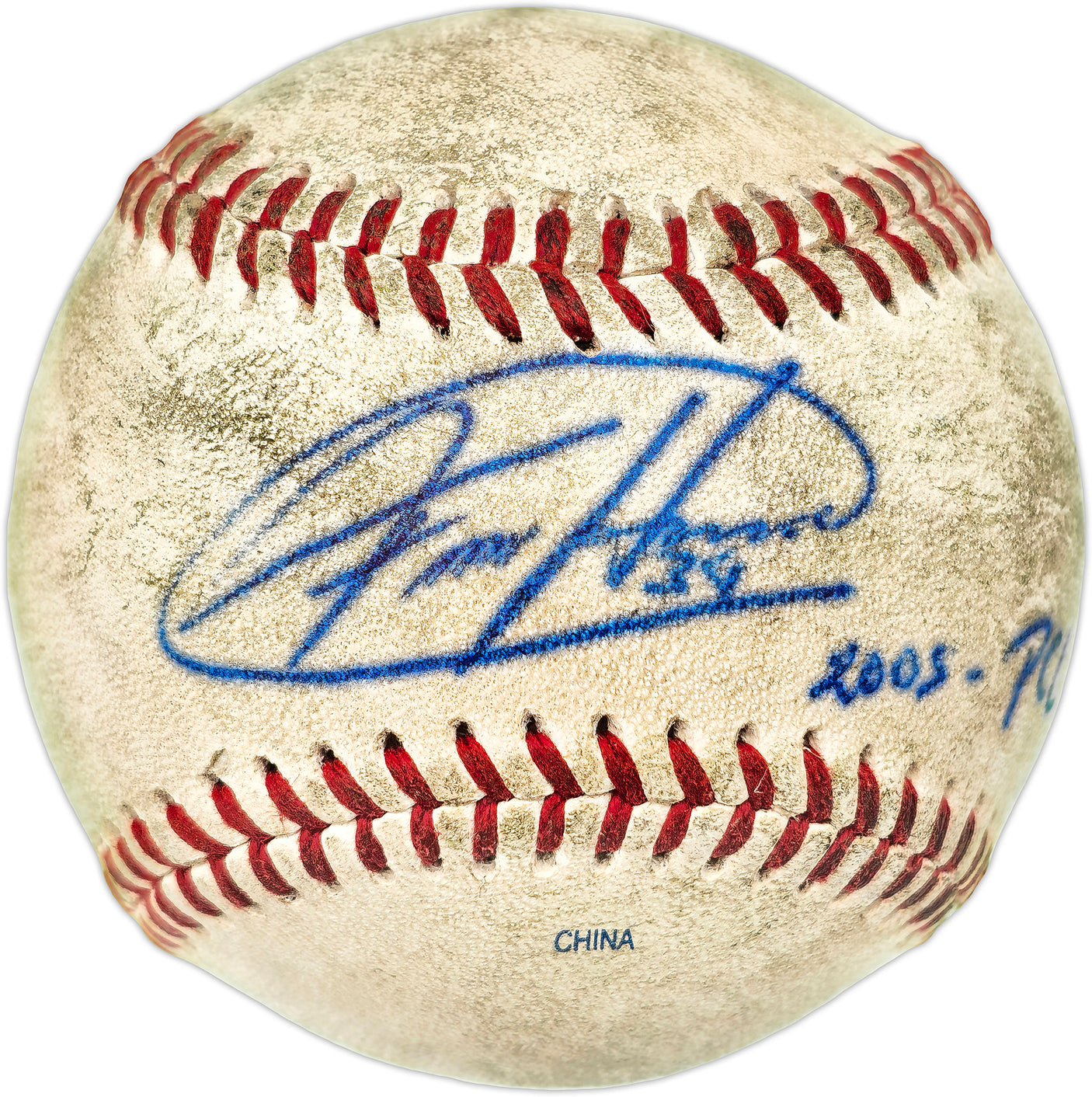 Felix Hernandez Autographed Pacific Coast League Game Used Baseball Seattle Mariners "2005 PCL Game Used" PSA/DNA #4A52843