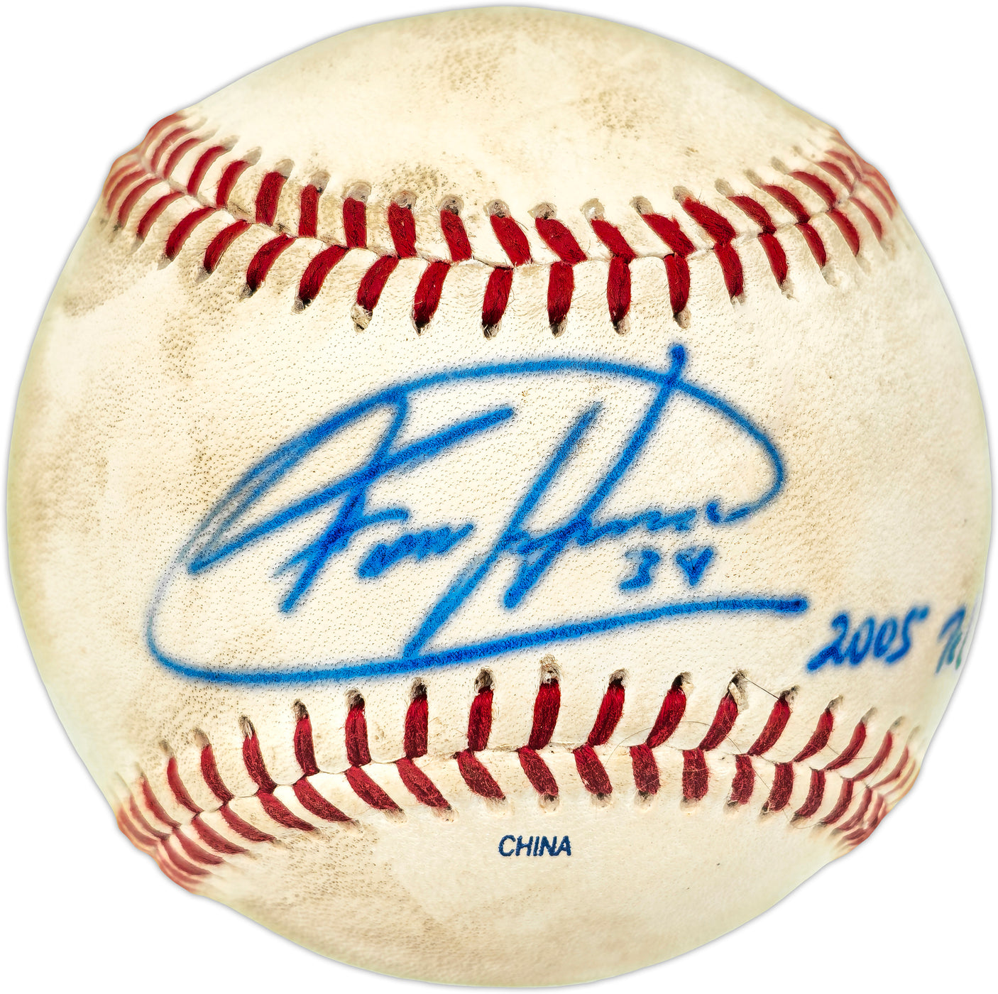 Felix Hernandez Autographed Pacific Coast League Game Used Baseball Seattle Mariners "2005 PCL Game Used" PSA/DNA #4A52837