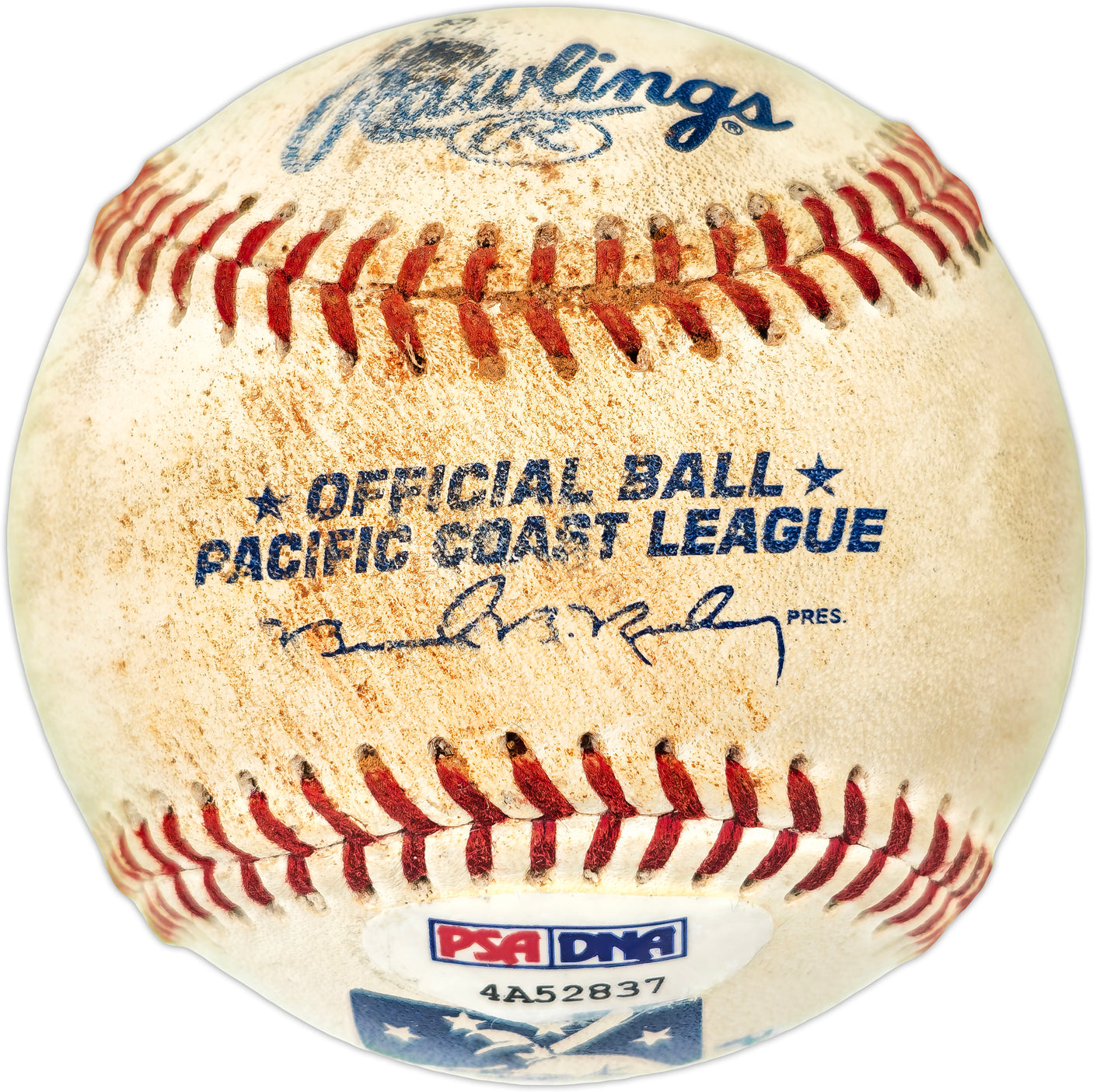 Felix Hernandez Autographed Pacific Coast League Game Used Baseball Seattle Mariners "2005 PCL Game Used" PSA/DNA #4A52837