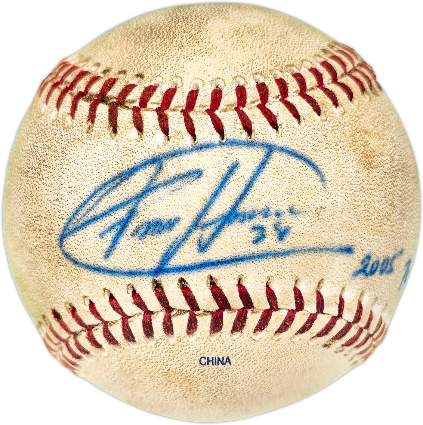 Felix Hernandez Autographed Pacific Coast League Game Used Baseball Seattle Mariners "2005 PCL Game Used" PSA/DNA #4A52836