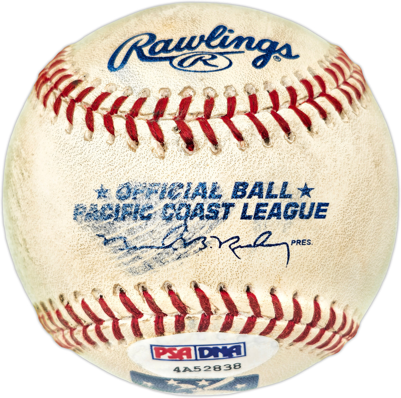 Felix Hernandez Autographed Pacific Coast League Game Used Baseball Seattle Mariners "2005 PCL Game Used" PSA/DNA #4A52838