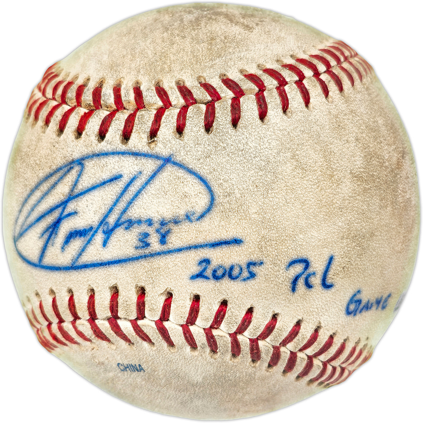 Felix Hernandez Autographed Pacific Coast League Game Used Baseball Seattle Mariners "2005 PCL Game Used" PSA/DNA #4A52844