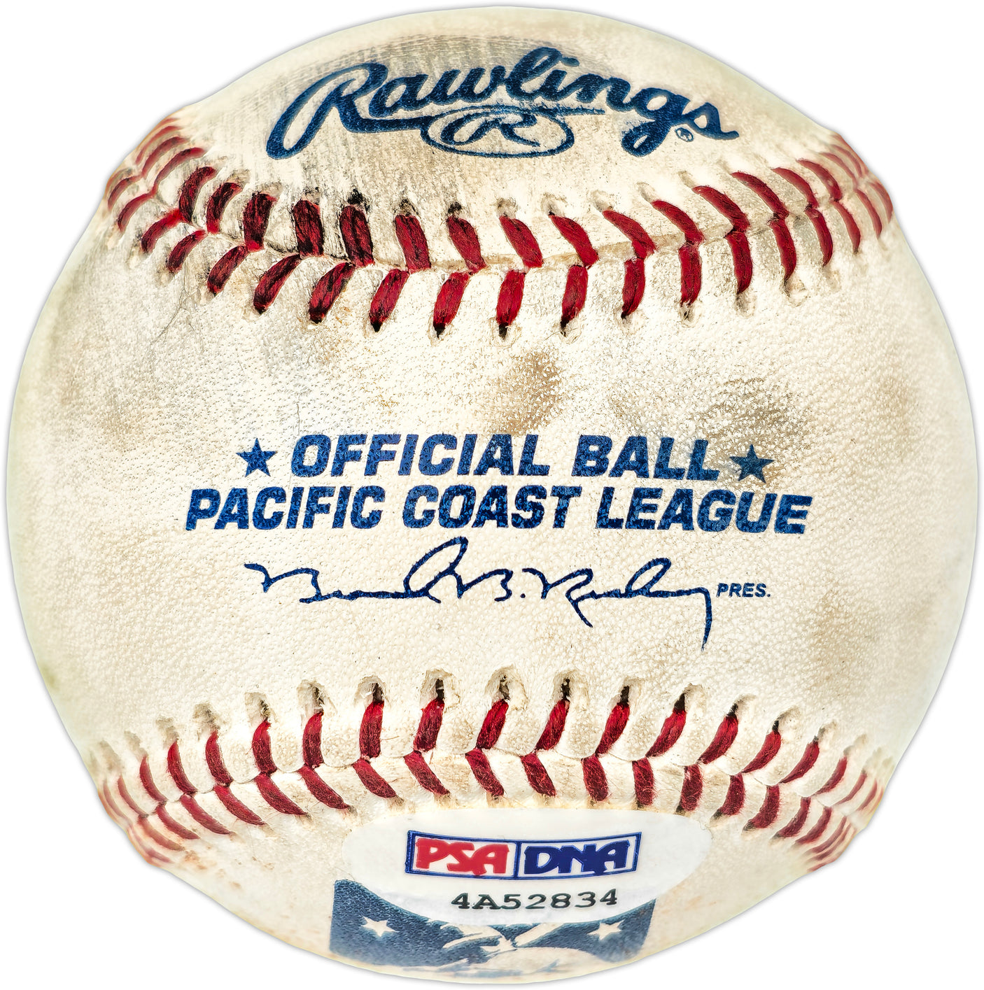 Felix Hernandez Autographed Pacific Coast League Game Used Baseball Seattle Mariners "2005 PCL Game Used" PSA/DNA #4A52834
