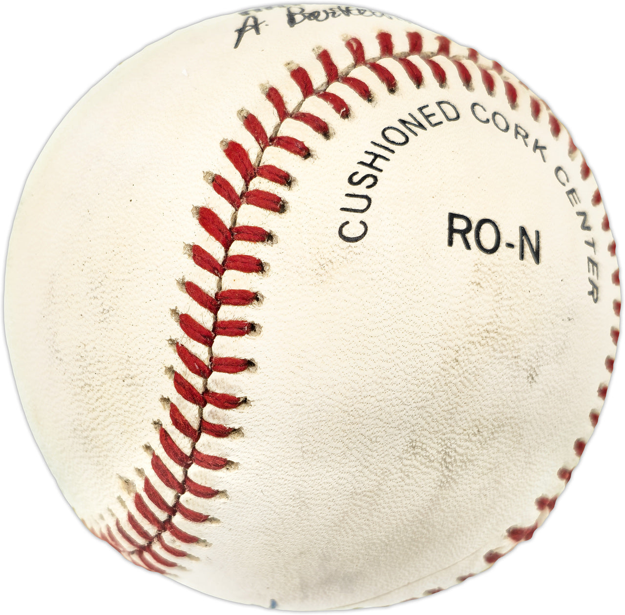Connie Ryan Autographed Official NL Baseball Boston Braves "6-6 4/16/53" JSA #L90683