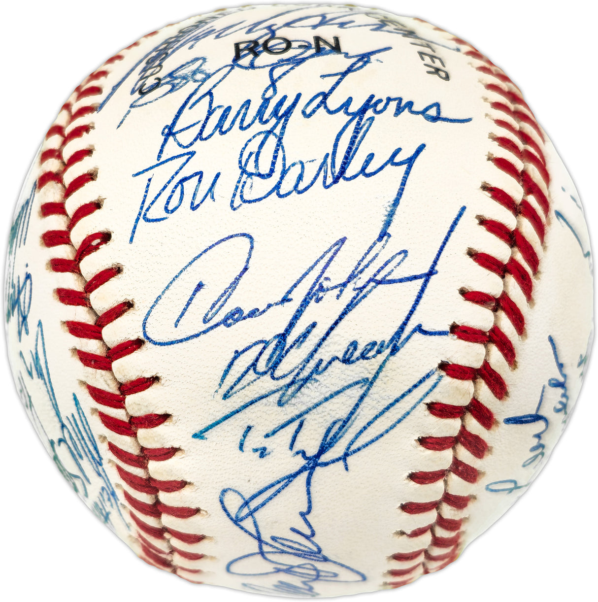 1986 New York Mets Team Autographed Official NL Baseball With 31 Signatures Including Gary Carter PSA/DNA #W03531