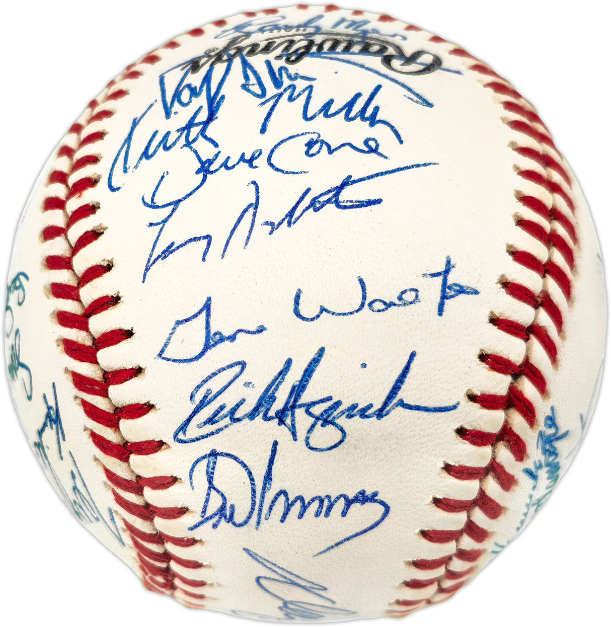 1986 New York Mets Team Autographed Official NL Baseball With 31 Signatures Including Gary Carter PSA/DNA #W03531