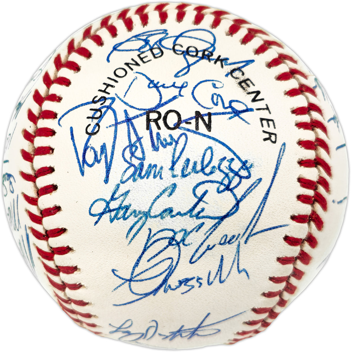 1986 New York Mets Team Autographed Official NL Baseball With 31 Signatures Including Gary Carter PSA/DNA #W03533
