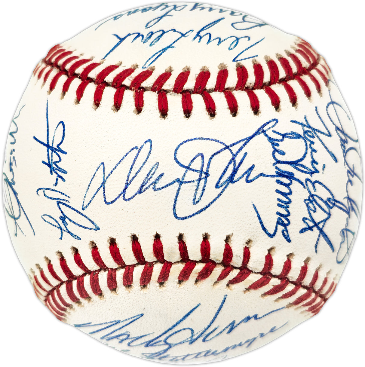 1986 New York Mets Team Autographed Official NL Baseball With 31 Signatures Including Gary Carter PSA/DNA #W03533