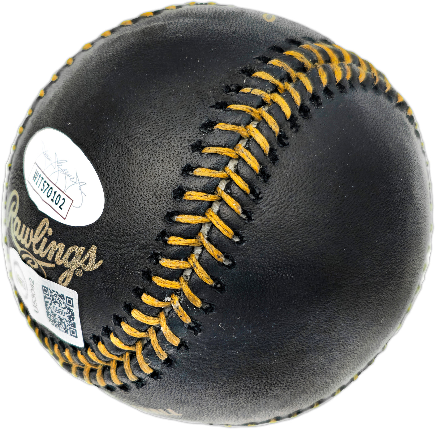 Jose Altuve Autographed Official Black MLB Baseball Houston Astros JSA #WIT570102