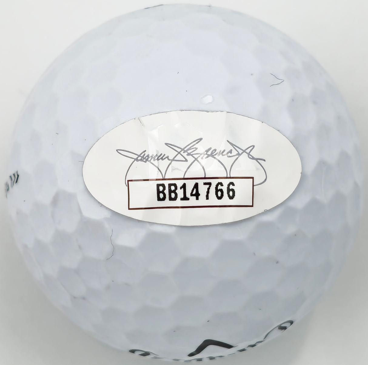Jack Nicklaus Autographed Callaway Golf Ball JSA #BB14766