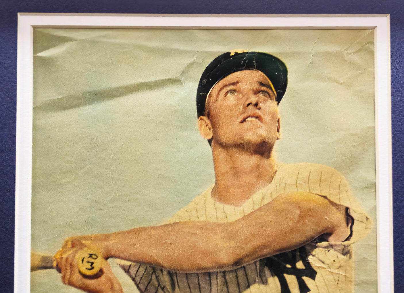 Roger Maris Autographed Framed 8x10 Magazine Page Photo New York Yankees "Best Wishes" Beckett BAS #AC17878