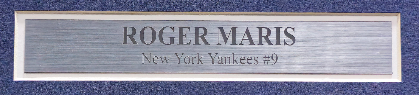 Roger Maris Autographed Framed 8x10 Magazine Page Photo New York Yankees "Best Wishes" Beckett BAS #AC17878