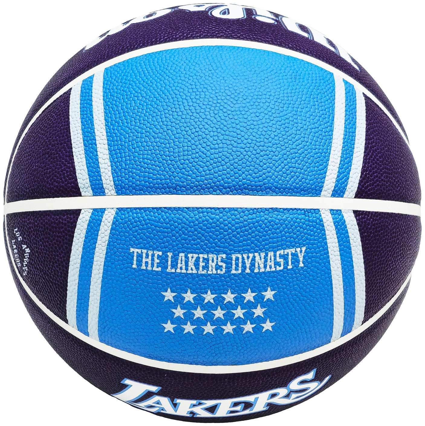 Shaquille O'Neal Autographed Purple City Edition Basketball Los Angeles Lakers Beckett BAS Witness Stock #222786