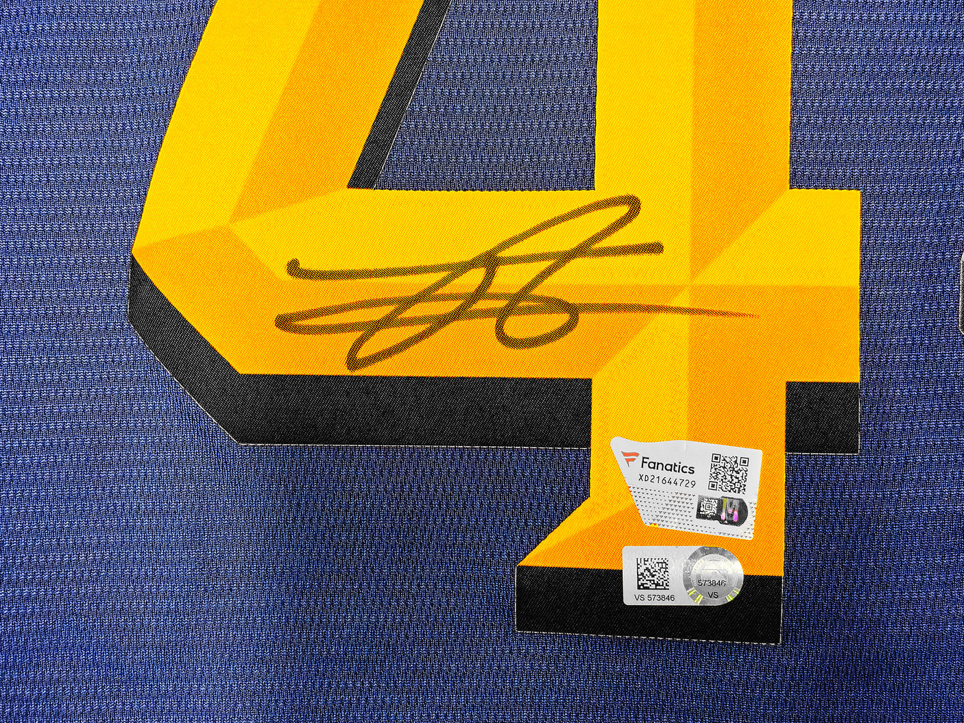 Seattle Mariners Julio Rodriguez Autographed Blue Nike City Connect Jersey Size L Fanatics and MLB Holo Stock #222806