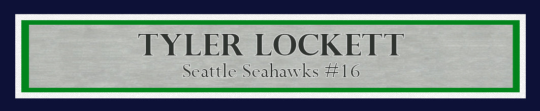 Tyler Lockett Autographed Framed 16x20 Photo Seattle Seahawks Tunnel MCS Holo Stock #210971