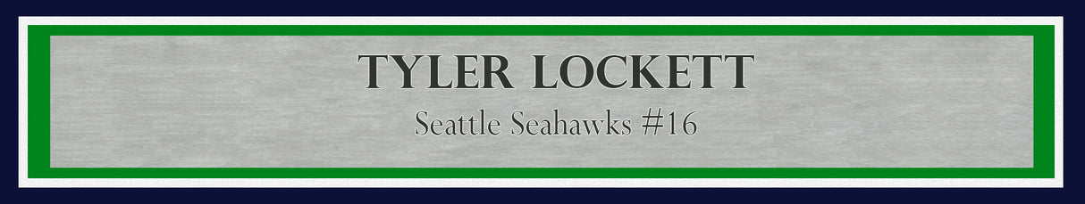 Tyler Lockett Autographed Framed 8x10 Photo Seattle Seahawks Spotlight MCS Holo Stock #210977